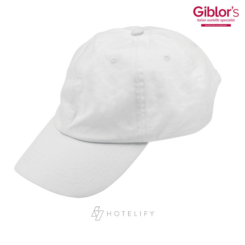 Casquette Monello Baseball, Blanche - Giblor's