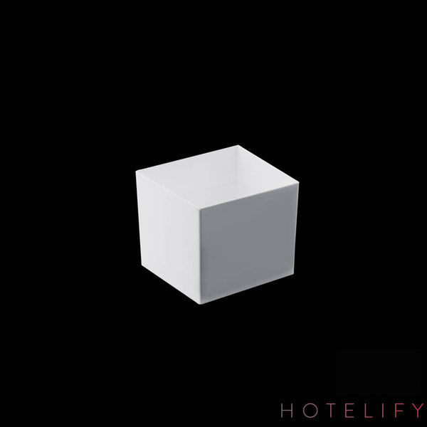 Coppetta Cube, colore Bianco - Goldplast
