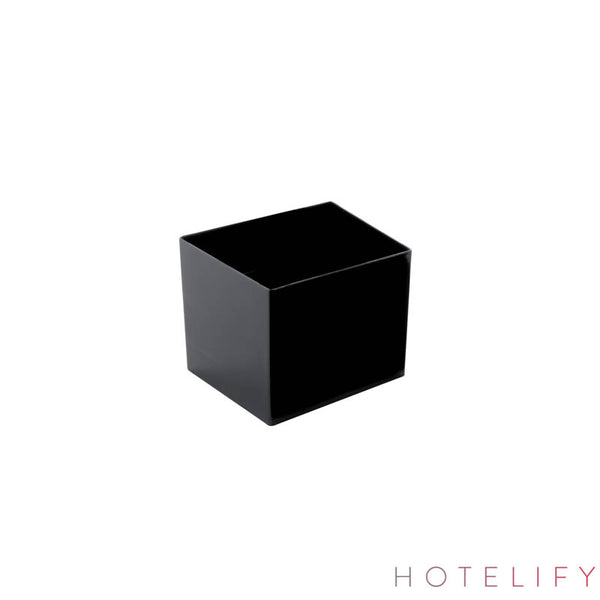 Coppetta Cube, colore Nero - Goldplast