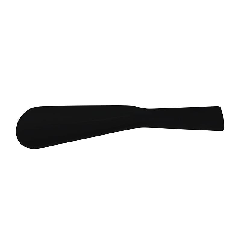 Schuhlöffel aus schwarzem Plastik