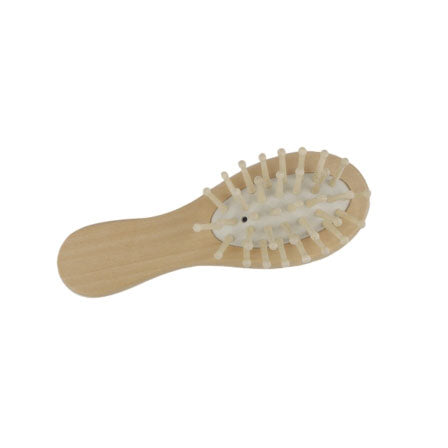 Haarbürste aus Holz, verpackt