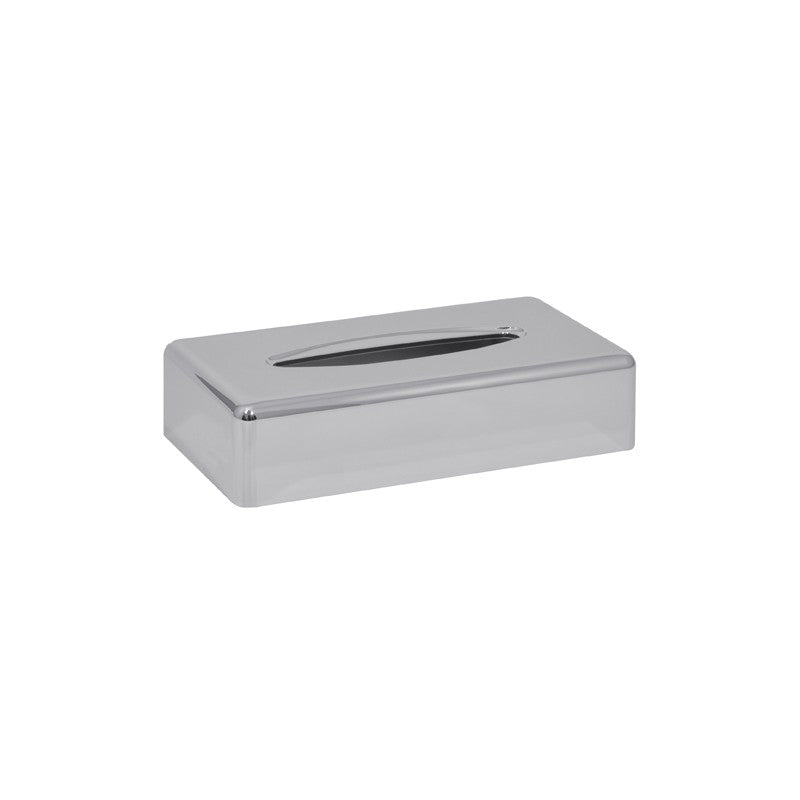 ABS Tissue Box Cover Rectangular, chrome