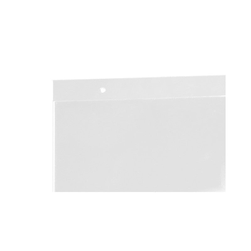 Vertikale Einsteckhülle aus Plexiglas, Format A4, mit Löchern