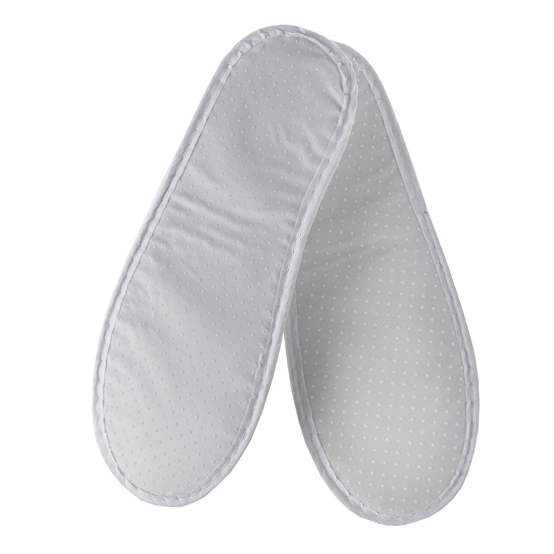 White Luxury Slippers in Sponge Soft Plush