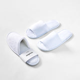 Chaussons Ouverts en Éponge blanche