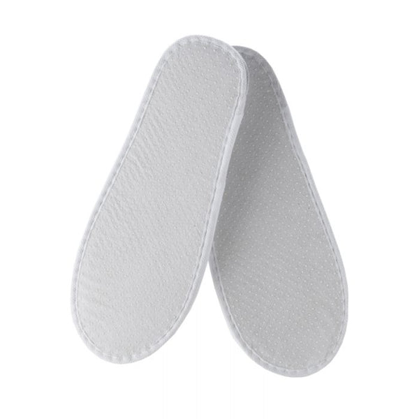 Futura white sponge slippers closed