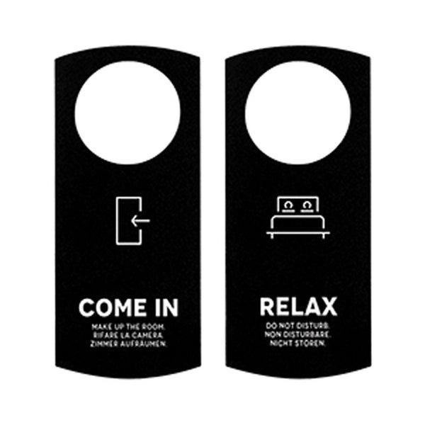 Do not disturb/service my room signs. Forex made
