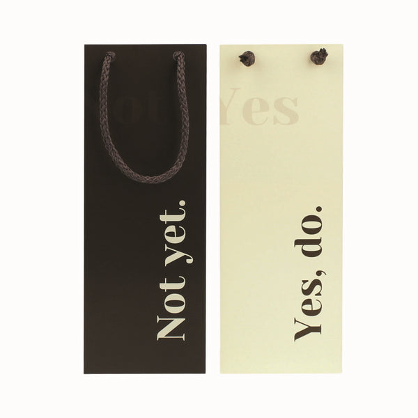 Do Not Disturb/Make up the room sign, with thin cord, standard