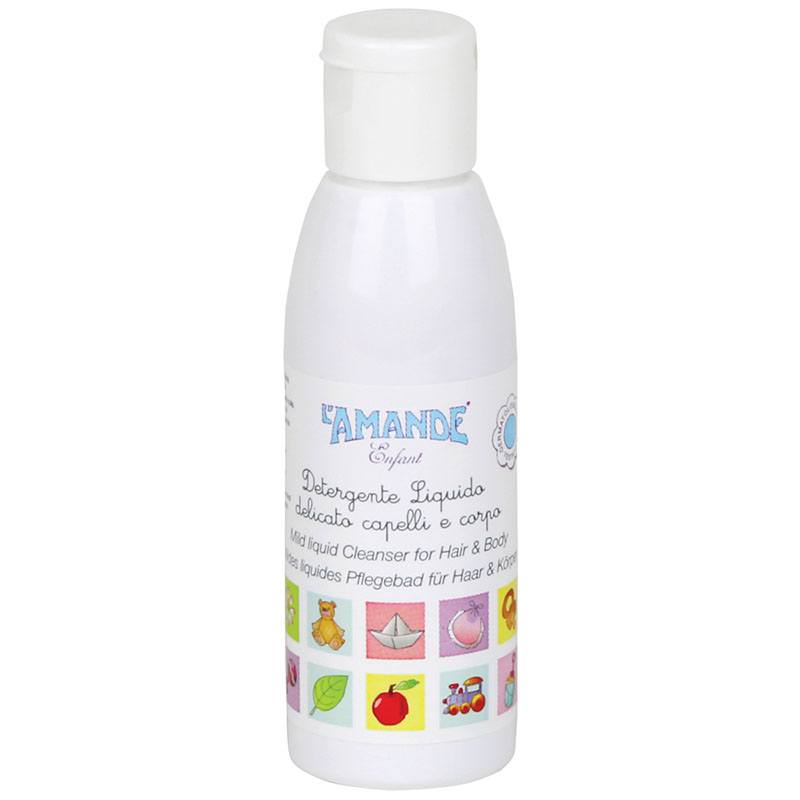Shampoo und Duschgel, Mimosn-Extrakt 64 ml - L'Amande Enfant