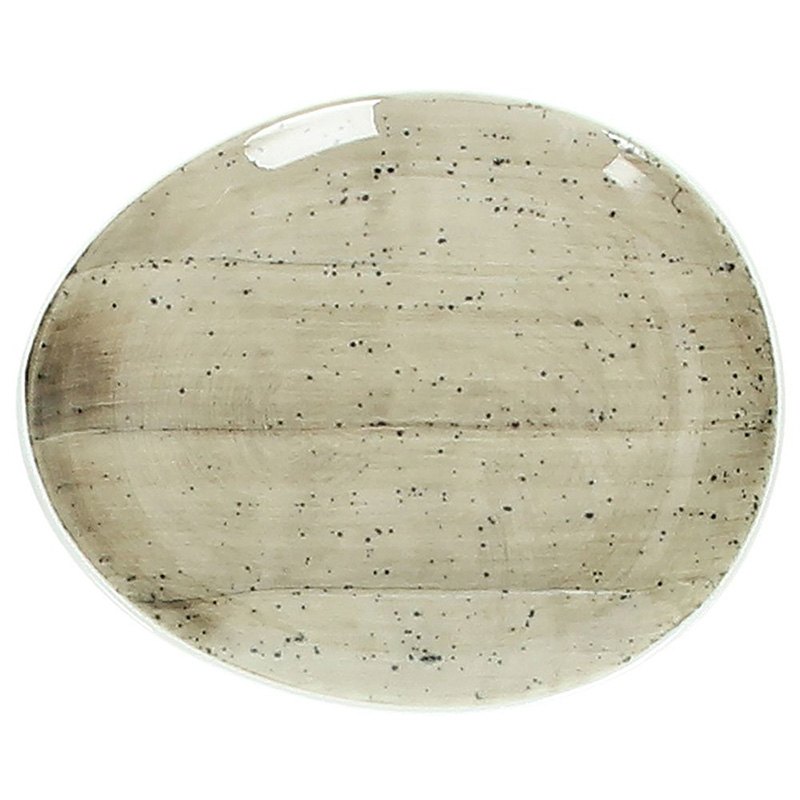 Piattino Drop Ø cm 12,5, Colore Grigio, Collezione B-Rush Grey - Tognana Porcellane