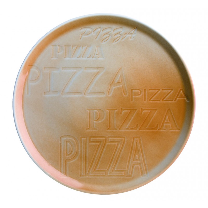 Rotondo Pizza In Porcellana Arancio Ø cm 33, Collezione Cinzia - Tognana Porcellane