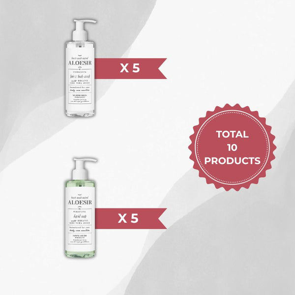 Mini Starter Kit spender Aloesir - 10 stück