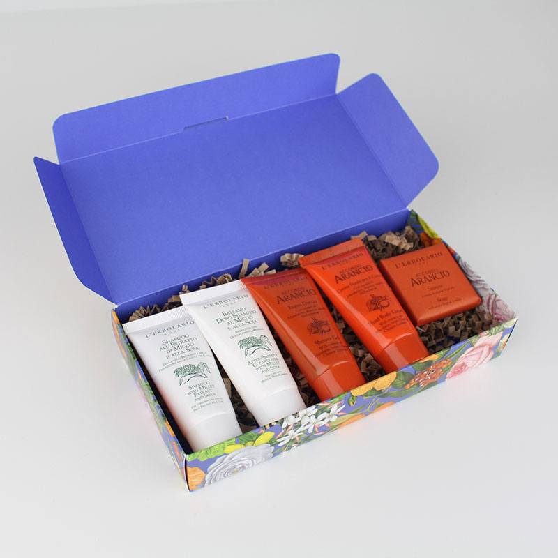 Präsentationsbox Orangenakkord - l'Erbolario Miglio & Assenzio