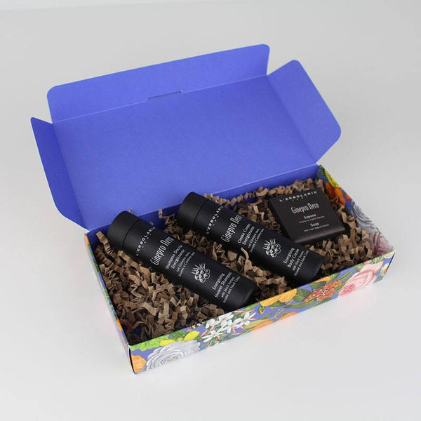 Präsentationsbox schwarzer Wacholder - l'Erbolario Ginepro nero