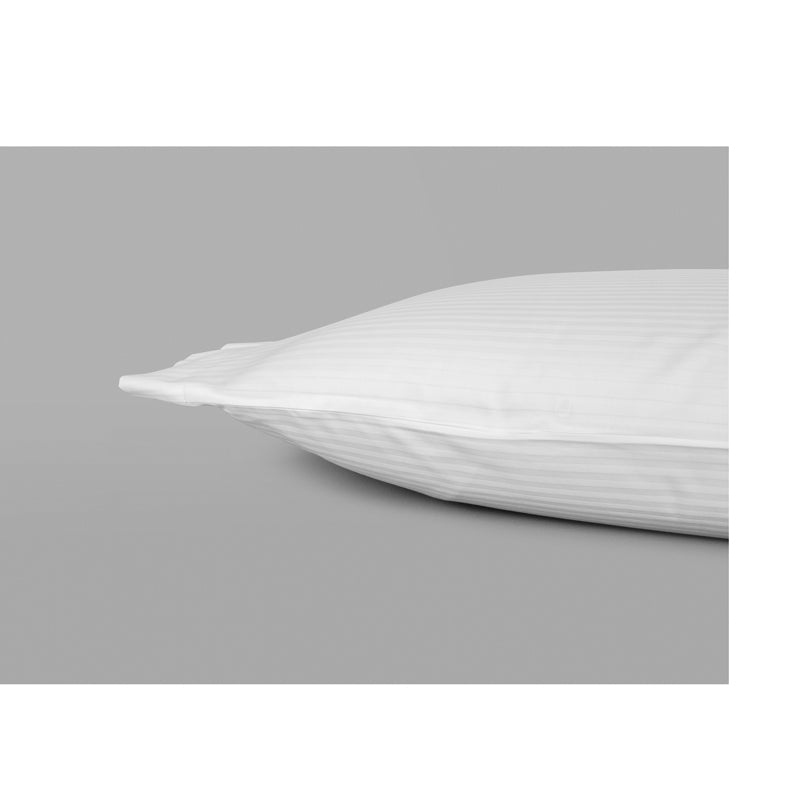 Taie d’oreiller forme sac en satin ligné 300 fils, 50x80 cm - Frette