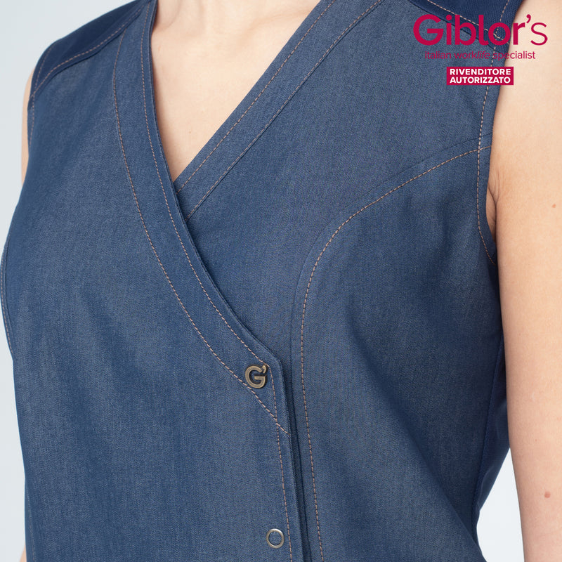 Casacca Frency, colore Jeans Blu - Giblor's