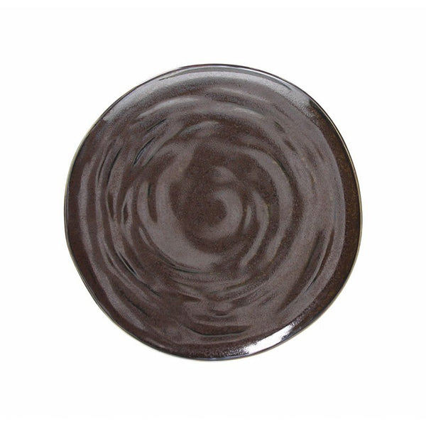 Piatto Piano Ø cm 28, Material Bronze, Collezione Organica - Tognana Porcellane