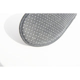 Slipper aus Frottee, Grau, Offen