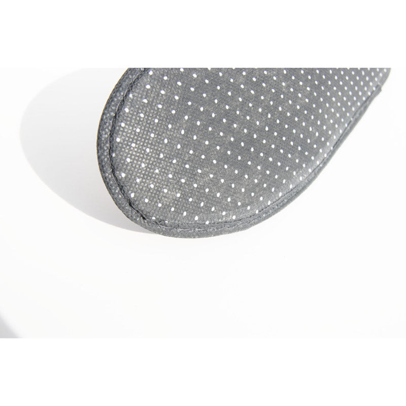 Slipper aus Frottee, Grau, Offen