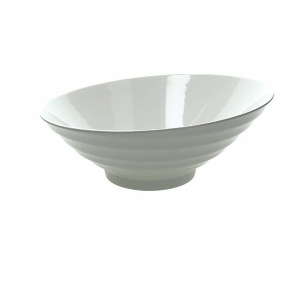 Bowl In Porcellana Bianca Ø cm 35,5 H14, Collezione Show Plate - Tognana Porcellane