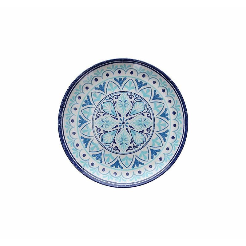 Vassoio rotondo Ø cm 45, Colore Blu, Collezione Show Plate Narciso Cefalù - Tognana Porcellane