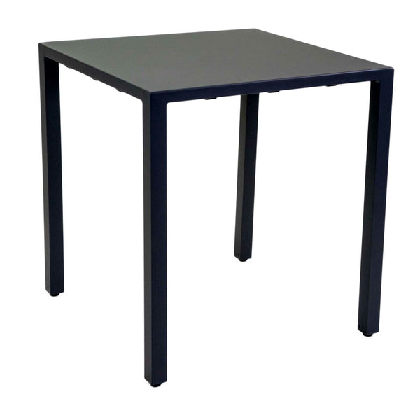 Tavolo quadrato 60x60 cm in alluminio, antracite