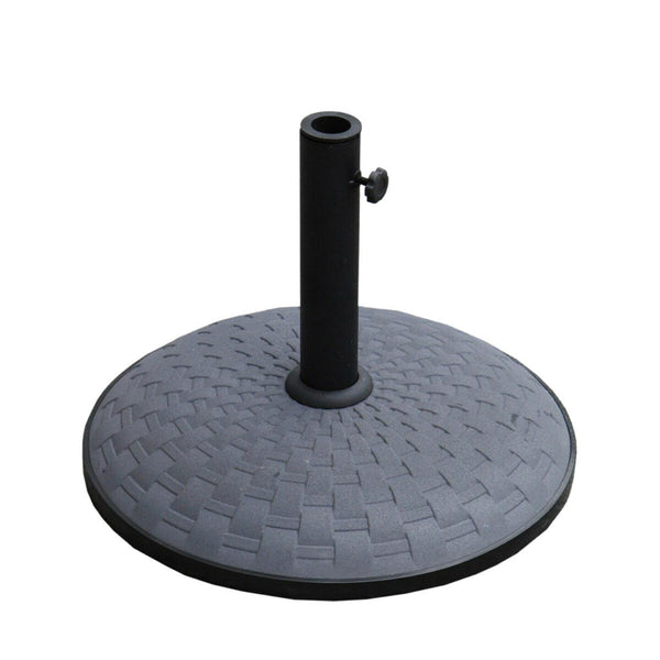 Base ombrellone in cemento tonda Ø 50 cm 25 kg, nero