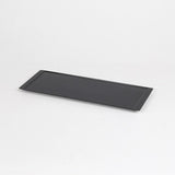 Tablett aus Melamin für Tassen - schwarz