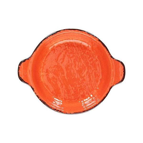 Tegame con 2 manici Ø cm 17,5, Colore Arancio, Collezione Veggie - Tognana Porcellane