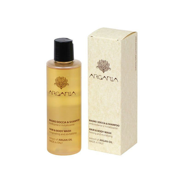 Hair and Body Wash in Paper Case with Disk-Top Cap 200 ml / 7.04 fl. oz. Argania