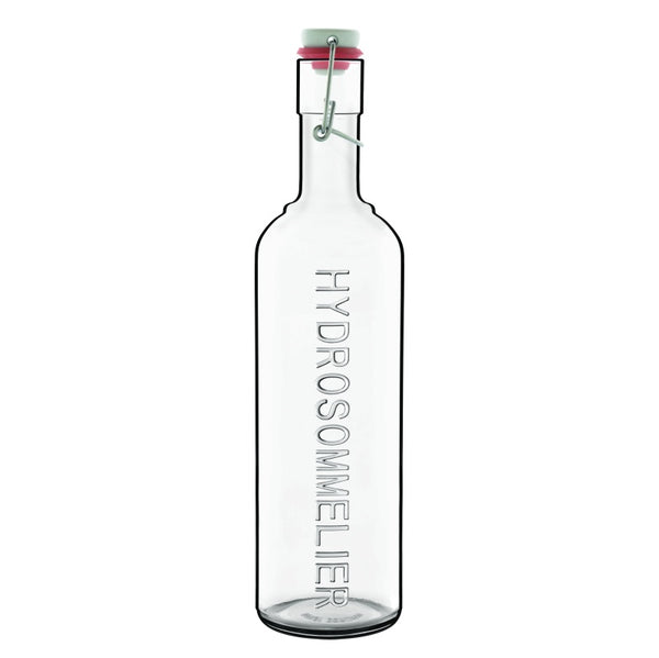 Bottiglia Hydrosommelier con tappo ermetico inox 1 L, Collezione Optima - Luigi Bormioli