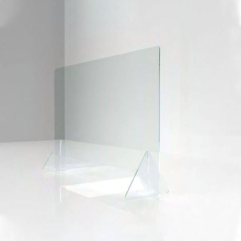 Cloison de séparation en plexiglass - Modèle Joint, dim. 70 x h 65 cm - ép. 4 mm