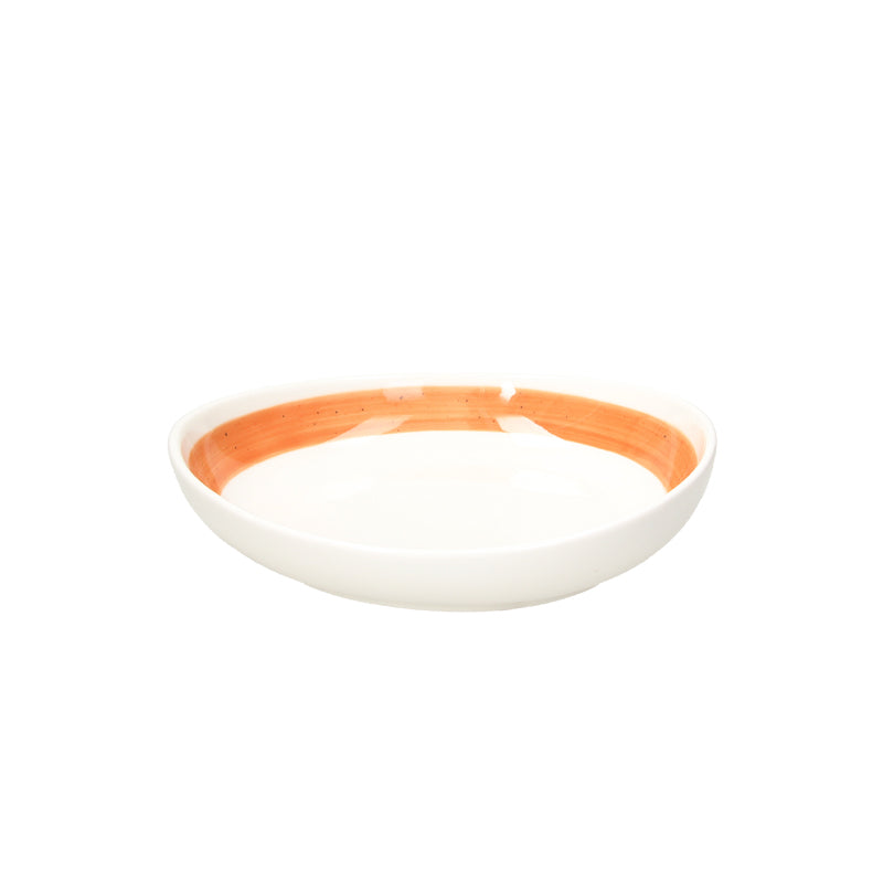 Piatto Fondo Coupe Ø Cm 21, collezione B-Rush Orange - Tognana Porcellane