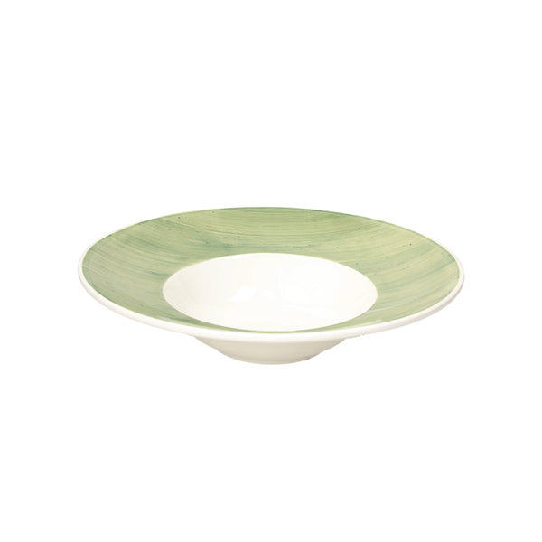 Piatto Fondo Gourmet Ø Cm 27, collezione B-Rush Green - Tognana Porcellane