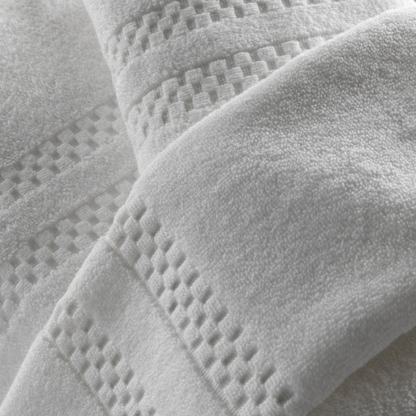 Asciugamano Viso Bordo Check, 60x100 cm - Frette