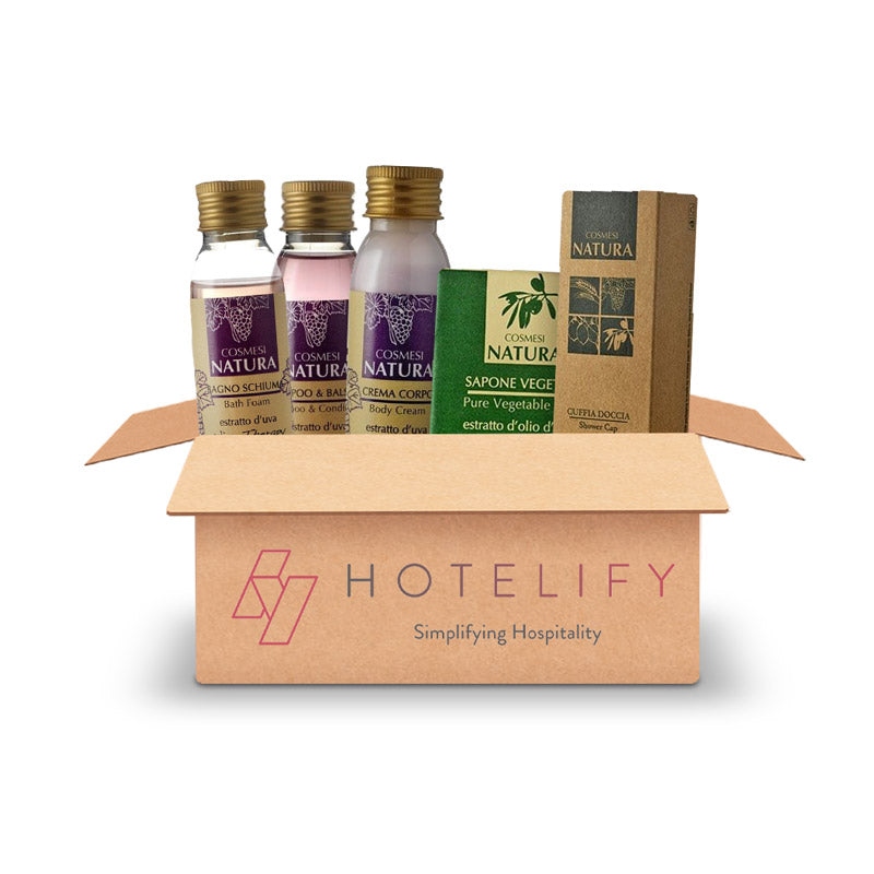 Starter Kit Cosmesi Natura Wine Therapy - 250 pezzi