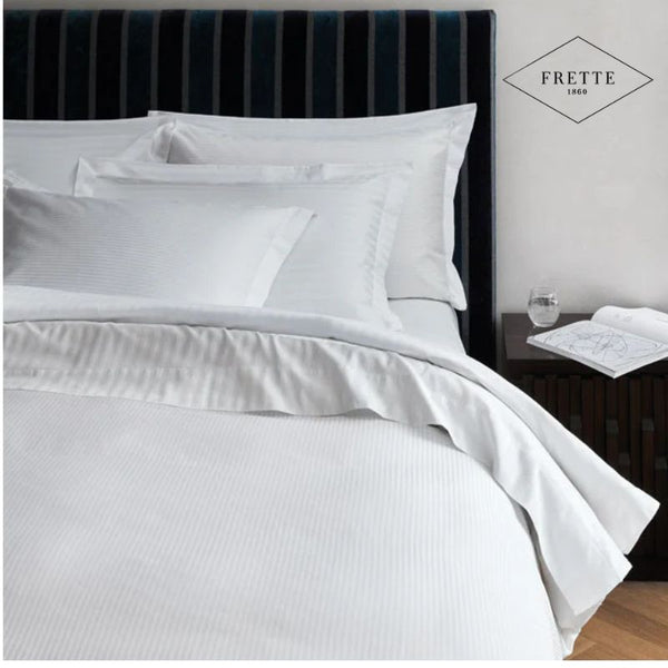 Lenzuolo Singolo in raso rigato 300 fili, 180x300 cm - Frette