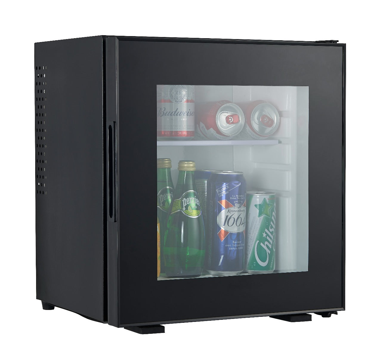 Minibar pour Hôtels 20L Silencieux, Porte vitrée, Thermoélectriques 