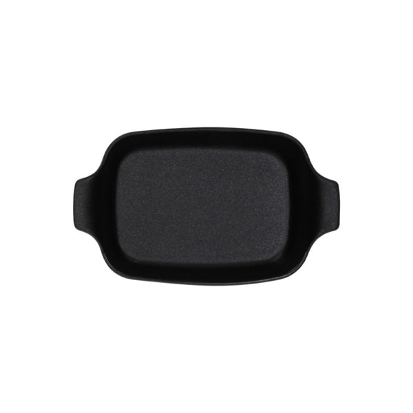 Tegame Rettangolare cm 22x13xh4,5, colore Nero, collezione Mignon - Tognana Porcellane