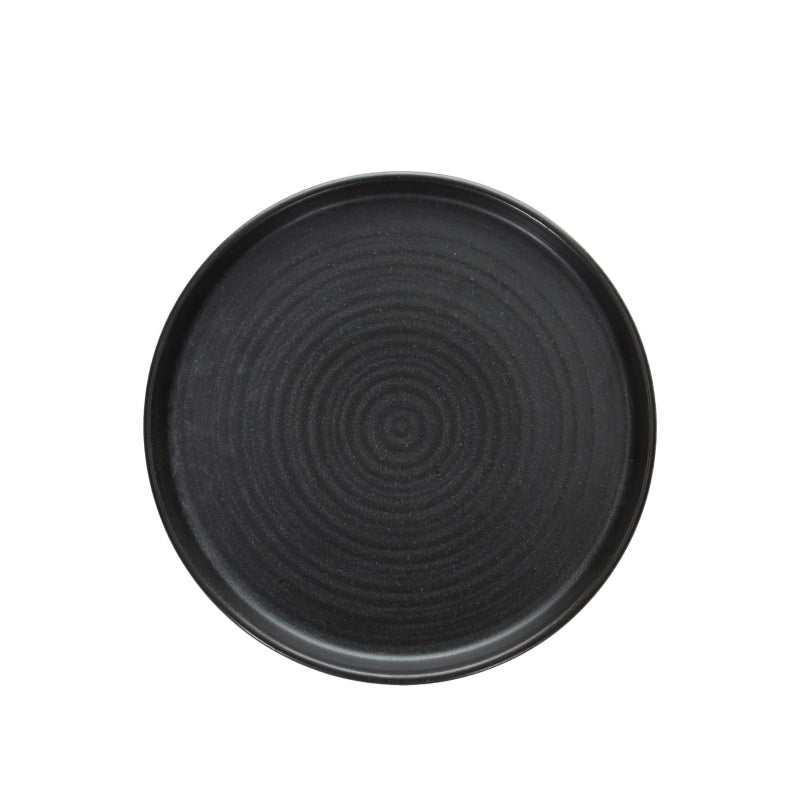Piatto Edge Ø cm 22, colore Bronzo, collezione Rust - Tognana Porcellane