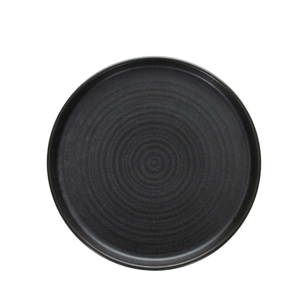 Piatto Edge Ø cm 25, colore Bronzo, collezione Rust - Tognana Porcellane