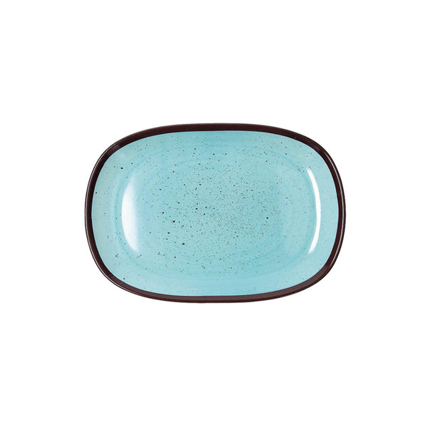 Vassoio Ovale cm 21x13, Colore Blu, Collezione Show Plate Colourful - Tognana Porcellane