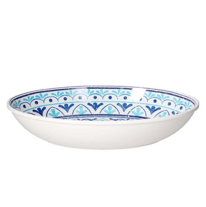 Ovale Fondo cm 34x23, colore Blu, collezione Show Plate Narciso Cefalù - Tognana Porcellane