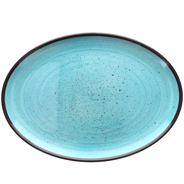 Vassoio Ovale cm 48x34, Colore Blu, Collezione Show Plate Colourful - Tognana Porcellane