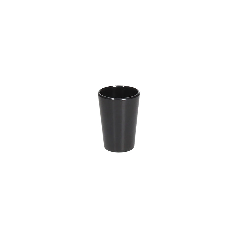 Bicchierino Rotondo cm 4,5xh6, Colore Nero, Collezione Show Plate - Tognana Porcellane
