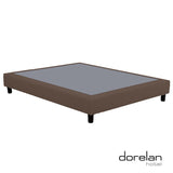Feuerfestes Boxspringbett My Bed Elastic aus Öko-Leder Skill - Dorelan