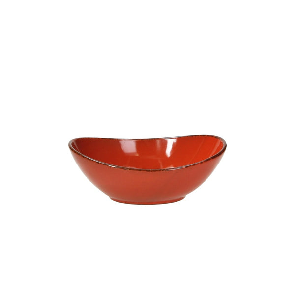 Piatto Taco cm 16,5x11, colore Arancio, collezione Veggie - Tognana Porcellane