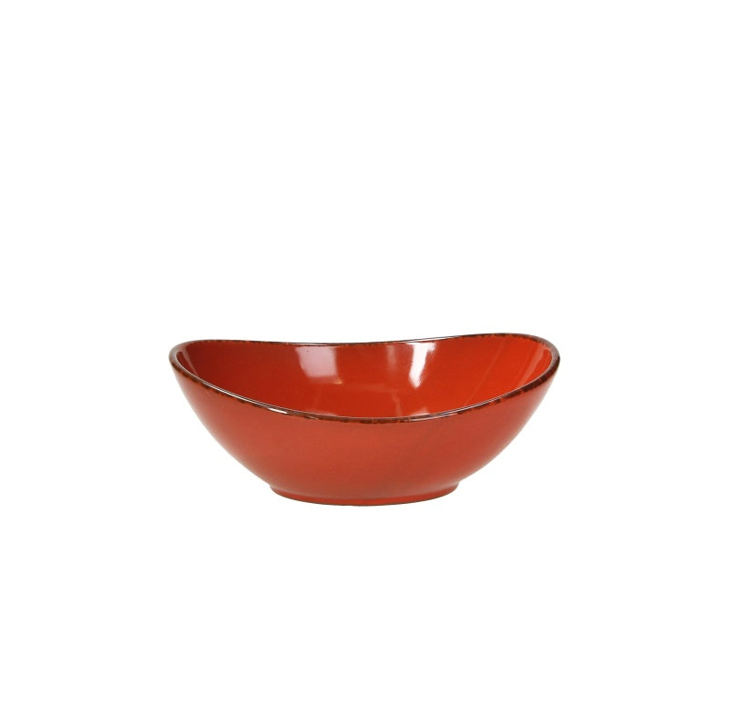 Piatto Taco cm 16,5x11, colore Arancio, collezione Veggie - Tognana Porcellane