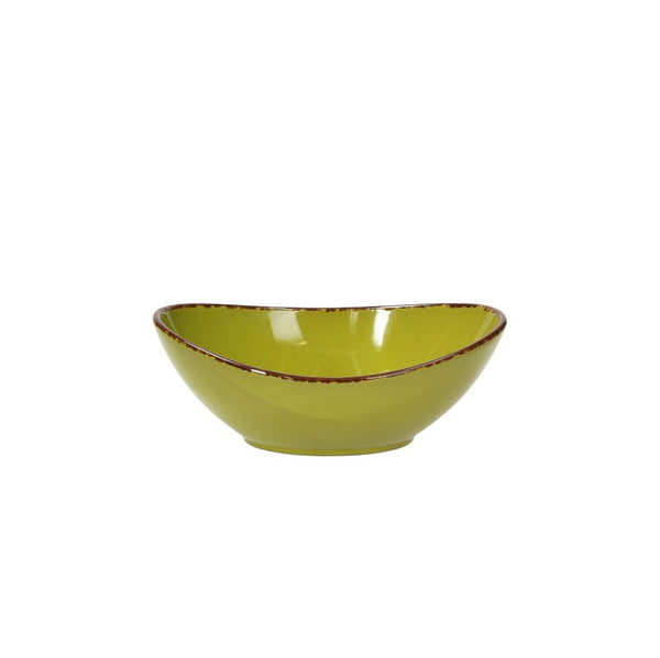 Piatto Taco cm 16,5x11, Colore Verde, Collezione Veggie - Tognana Porcellane