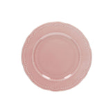 Piatto Dessert In Porcellana Rosa Ø cm 22, collezione Vecchio Vienna - Tognana Porcellane